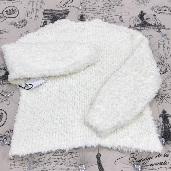 1.state Mock-Neck Poodle-Textured Sweater - Picture 5 of 6